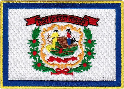 Vista 51 de Parche Bordado de la Bandera del Estado de Minnesota, Emblema MN, Planchado, Versión 2024