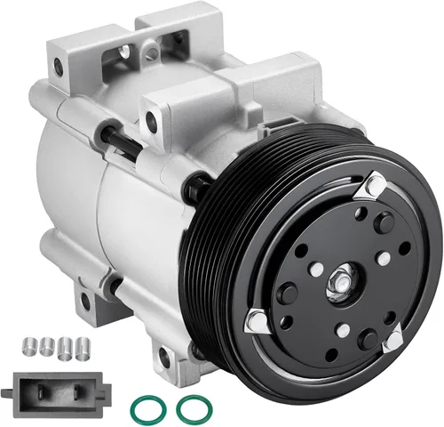 Vista 21 de BDFHYK Compresor de aire acondicionado con embrague compatible con Ford F-250 F-350 Super Duty 6.2L 2017-2019, F-450 F-550 Super Duty 6.8L