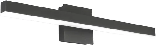 Vista 16 de Aipsun - Lámpara LED para baño moderna, color negro