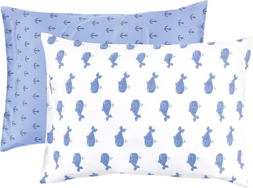 Vista 23 de Hudson Baby Funda de almohada unisex de algodón para bebé, Animal Adventure, talla única