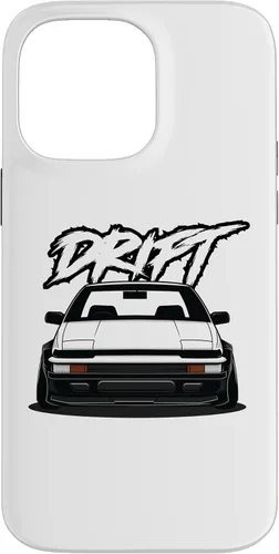 Vista 21 de iPhone 12 Pro Max JDM Drift Anime Manga Car Hachiroku, una funda de carreras para autos de postura 86