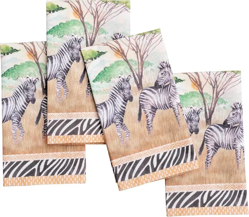Vista 71 de Maison d' Hermine Juego de 4 servilletas de tela 100% algodón, suaves y duraderas, servilletas cuadradas reutilizables para uso diario, lavables