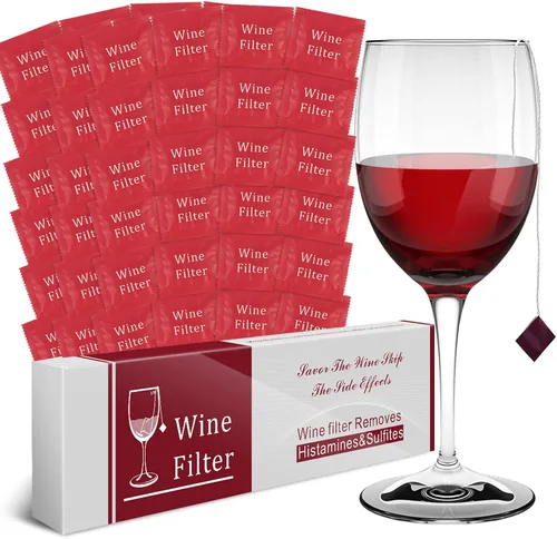 Vista 7 de Filtro de vino purificador de histamina de sulfito: removedor de filtros de vino, histaminas sulfito, alivia dolores de cabeza y previene