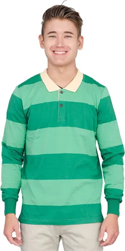 Vista 2 de Blue & Detective Striped Camiseta de manga larga para Halloween Cosplay Cosplay