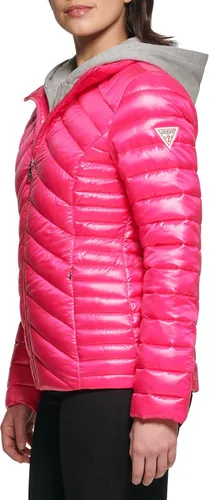 Vista 5 de GUESS Chaqueta ligera y plegable para mujer, acolchada, de transición