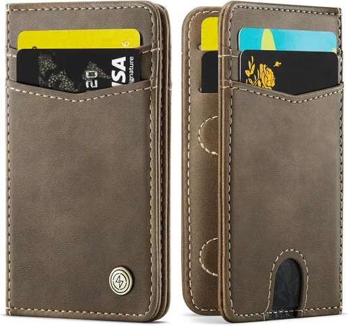 Vista 17 de Cartera delgada para hombre y mujer Me99, Negro, Minimalista