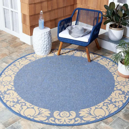 Vista 22 de SAFAVIEH Courtyard Collection - Alfombra de pasillo, 2 pies 3 pulgadas x 6 pies 7 pulgadas, color verde oliva y natural, no desprende pelusa