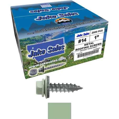 Vista 126 de TORNILLOS PARA TECHOS DE METAL #14: (250) Tornillos x 1" ABC GRIS Tornillo para techo de chapa metálica con cabeza hexagonal y arandela.