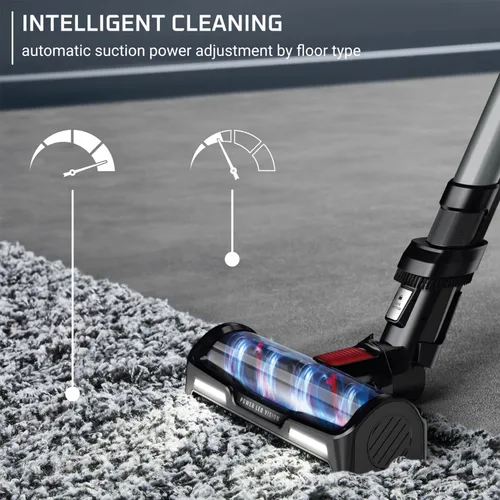 Vista 13 de Rowenta, Aspiradora inalámbrica, aspiradora X-Force Flex 12.60, contenedor de polvo XL de 30.4 onzas, tecnología Flex, detección automática de piso