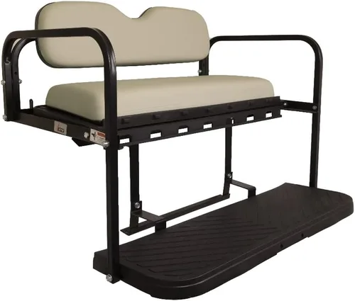 Vista 9 de Mach3 Yamaha G19 / G22 Kit de asiento trasero abatible para carrito de golf Blanco