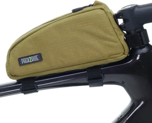 Vista 7 de PACK2RIDE TopRock - Bolsa de bicicleta de tubo superior de 1 litro Negro