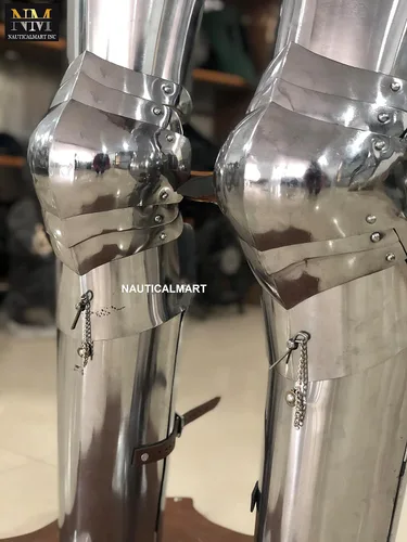 Vista 7 de Nauticalmart Medieval Knight - Armadura de pierna totalmente funcional