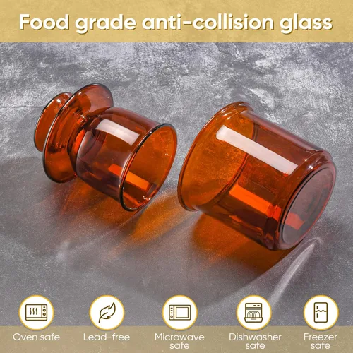 Vista 5 de Hekeieon Mantequillera de Cristal Elegante Francesa para Mantequilla Fresca y Untable, Recipiente para Mantequilla, Recipiente de Mantequilla