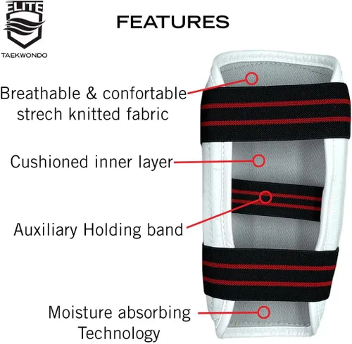 Vista 4 de ELITE - Protector de antebrazo de Taekwondo para niños y adultos (protector TKD)