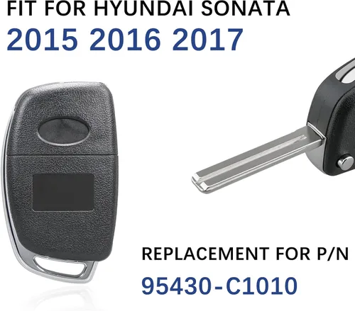 Vista 5 de Reemplazo para 2015 2016 2017 Hyundai Sonata llavero, llavero para Hyundai Sonata Remote, Sistema remoto de entrada sin llave P/N: 95430-C1010 FCC