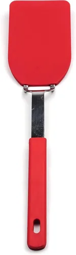 Vista 11 de RSVP International Kitchen Tool Collection - Espátula flexible de nailon, mango de acero inoxidable, 12 x 2.75 pulgadas, color verde