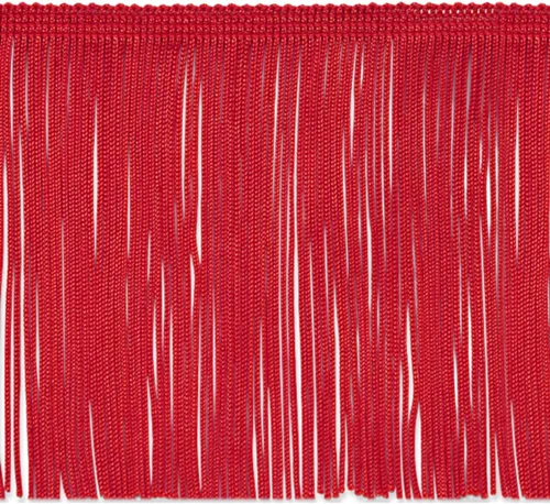 Vista 9 de Trims by The Yard Borde de flecos de cadeneta de 6 pulgadas, poliéster, decorativo, versátil para C rosa rubor (corte de 5 yardas)