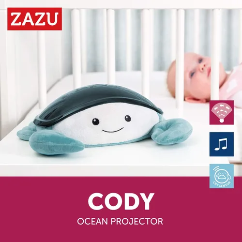 Vista 2 de Zazu Kids Proyector de música con luz nocturna para niños (Cody)