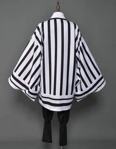 Vista 3 de miccostumes Obanai Iguro - Disfraz de kimono para hombre