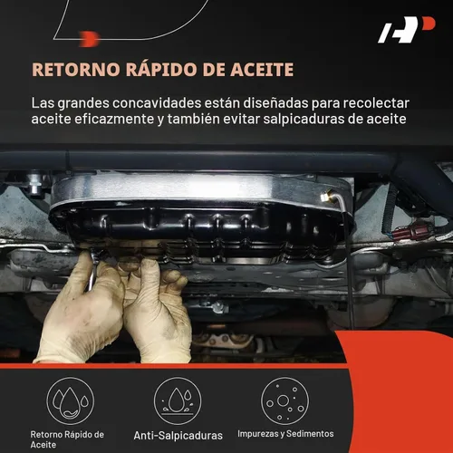 Vista 6 de A-Premium Sump de aceite de motor con tapón de drenaje compatible con BMW 228i 2014-2016, 320i 2012-2017, 328i 2012-2016, 428i 2014-2016, 528i