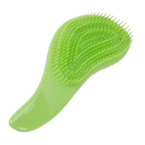 Vista 8 de CAISHA Cepillo desenredante sin tirones del cepillo de pelo mojado azul-rosa para todo tipo de cabello K105 azul-rosa K105