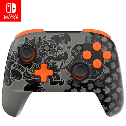 Vista 10 de PDP Gaming REMATCH GLOW Wireless Nintendo Switch Pro Controller, Licensed, Nintendo Switch 2 Lite OLED, Motion Controls, Rechargeable Battery Power