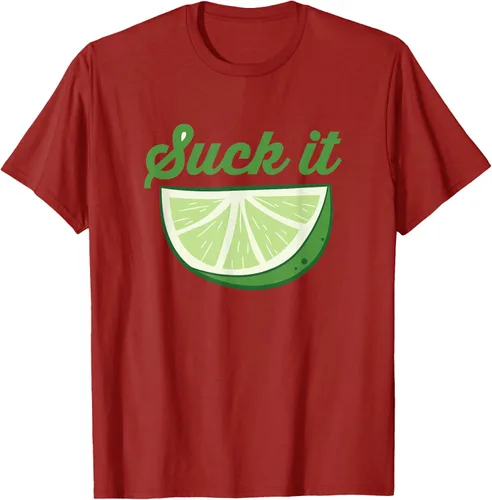 Vista 65 de Funny Lime Suck It Cinco De Mayo Citrus Sour Lime Camiseta, Blanco, S