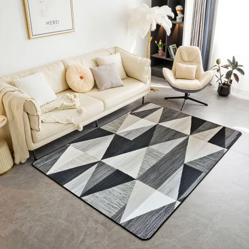 Vista 37 de Feelyou Tapete de jacquard para interiores para niños y niñas, 3 x 5, patrón floral, alfombra de sala de estar, alfombra de decoración floral ultra