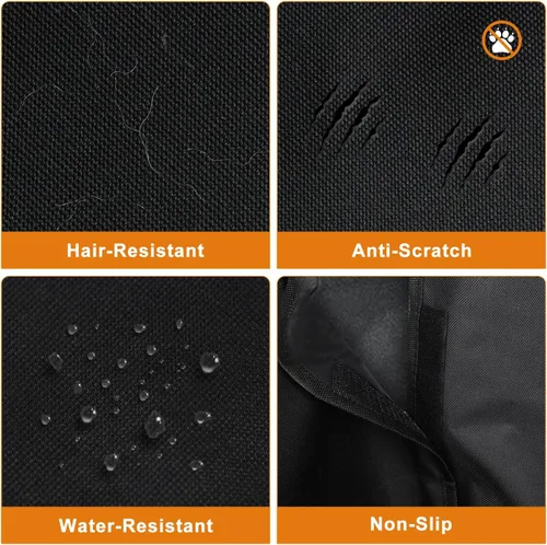 Vista 5 de Alfheim Forro de Carga para Perros, Forro de Maletero para Mascotas Antideslizante e Impermeable con Protector de Solapa del Parachoques, Alfombra