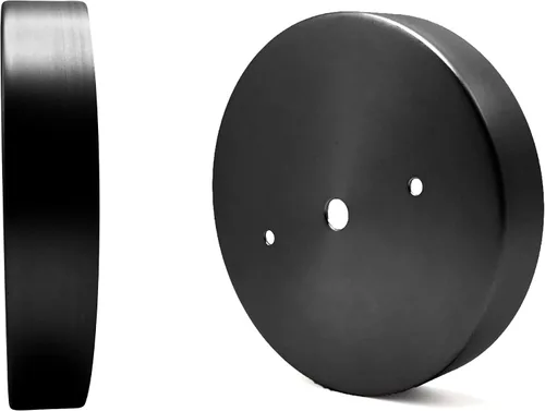 Vista 3 de ECUDIS Kit de toldo de luz colgante, placa de cubierta de lámpara de techo de 4.7 pulgadas con accesorios de montaje para candelabro, toldo de Negro