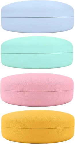 Vista 7 de CHZZMS Paquete de 4 fundas rígidas extra grandes para lentes, funda protectora para anteojos y gafas de sol 4 Pack-A