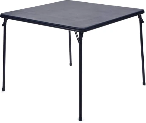 Vista 5 de Serie XL mesa rectangular plegable para cartas y juegos de 38 pulgadas, extra grande, accesible para silla de ruedas, Acero, Beige