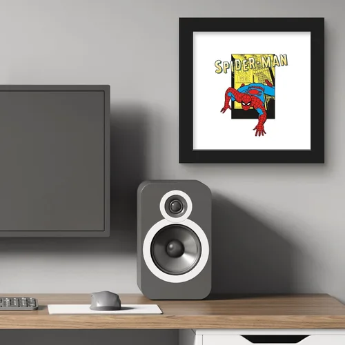 Vista 5 de Trends International Gallery Pops Marvel Spider-Man - Póster de pared retro Spotlight Daily Bugle para pared, 12.00 x 12.00 pulgadas, versión