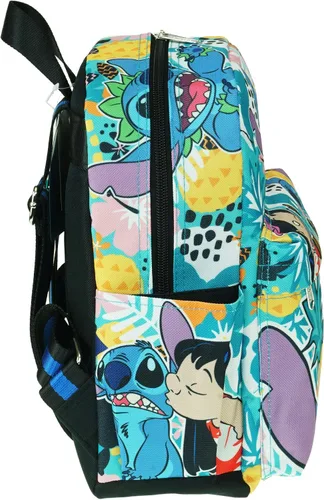 Vista 4 de Lilo & Stitch A21273 - Mochila de lujo con estampado de gran tamaño, 12 pulgadas, Varios colores, Mochilas Daypack