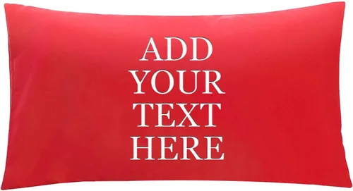 Vista 124 de Personalized Passion Fundas de almohada de tamaño estándar (20 x 26 pulgadas), fundas de almohada estándar con cierre de sobre suaves y acogedoras