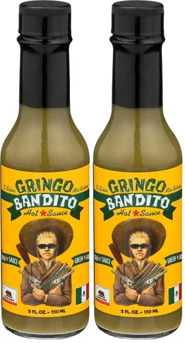 Vista 9 de Gringo Bandito Salsa picante verde, 5 FZ