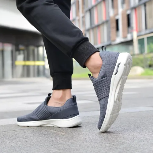 Vista 4 de TIOSEBON Mocasines ligeros sin cordones para hombre, cómodos tenis