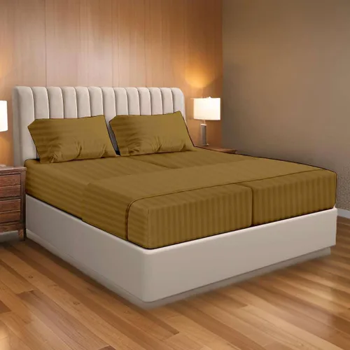 Vista 15 de Ready To Rest Juego de sábanas 100% algodón egipcio dividido tamaño Queen para cama ajustable de 5 piezas, se adapta a colchones de hasta 16