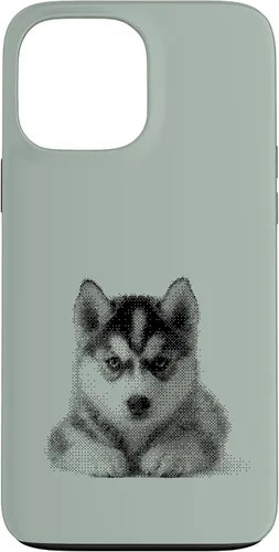 Vista 22 de Chic Husky Puppy for Dog Mom and Paw Parents Case for iPhone 15