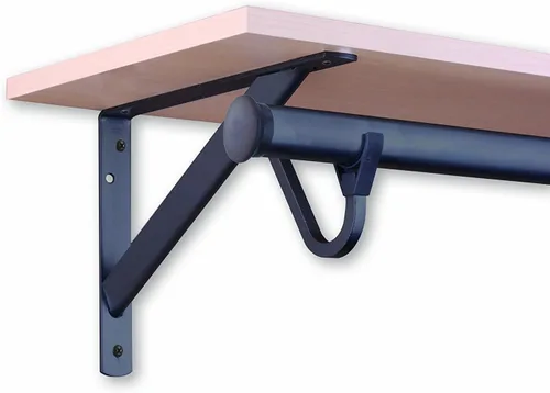 Vista 3 de John Sterling, Bronze Closet-Pro HD RP-0495-BRZ - Estante resistente y soporte de varilla