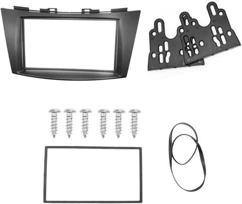 Vista 3 de Radio de audio para coche de 2 DIN compatible con Suzuki Swift 2011 2012 2013 2014 2015 2016 Montaje en panel marco de reajuste de bisel