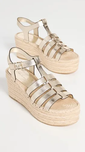 Vista 4 de Tory Burch Alpargatas de cuña pescador para mujer