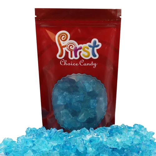 Vista 2 de FirstChoiceCandy Rock Candy Strings - Bolsa a granel de 1.5 libras (frambuesa azul)