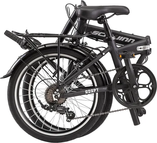 Vista 3 de Schwinn Adapt U Bicicleta plegable, ruedas de 20 pulgadas, 7 velocidades, azul acero