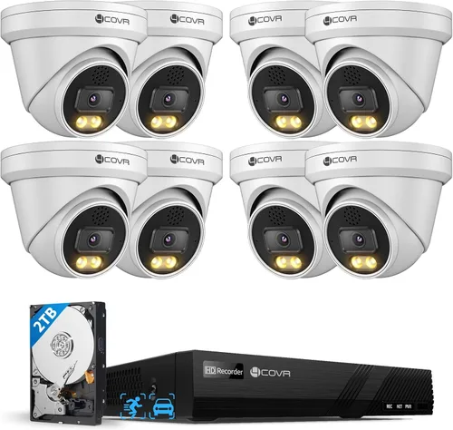 Vista 16 de Sistema de cámara de seguridad PoE 4COVR con disco duro de 2 TB, LY97KA5M0804