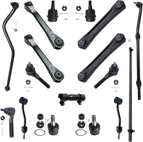 Vista 84 de Detroit Axle - Kit de suspensión frontal de 15 piezas para Jeep Grand Cherokee 99-04 1999 2000 2001 2002 2003 2004, brazos de control superior e