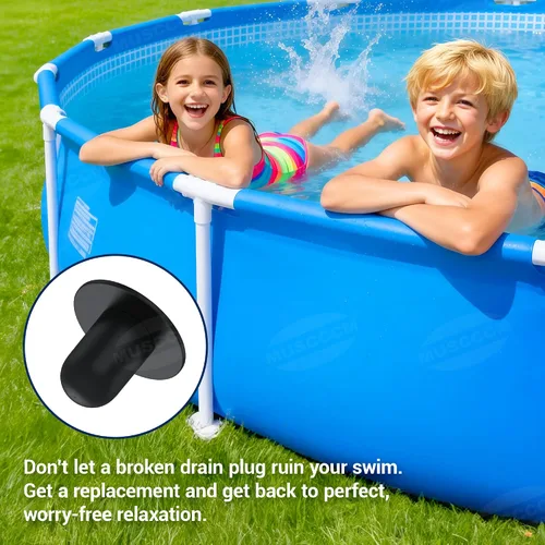 Vista 4 de 6 piezas de repuesto de enchufe de piscina para piscinas Bestway e Intex, enchufes de piscina de tierra, tapón de enchufe de pared, piezas