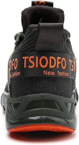 Vista 5 de SKDOIUL Tenis para correr para hombre, tenis de malla transpirable para corredores de senderos