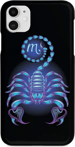 Vista 21 de Inspired Cases - Compatible with iPhone Xs Max Case - 3D Textured Protective Phone Case for Apple iPhone Xs Max - Neon Zodiac - Scorpio