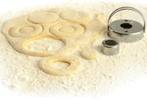 Vista 5 de Norpro Cortador de rosquilla/galleta/galleta de acero inoxidable con centro extraíble de 2.75 pulgadas/2.8 in